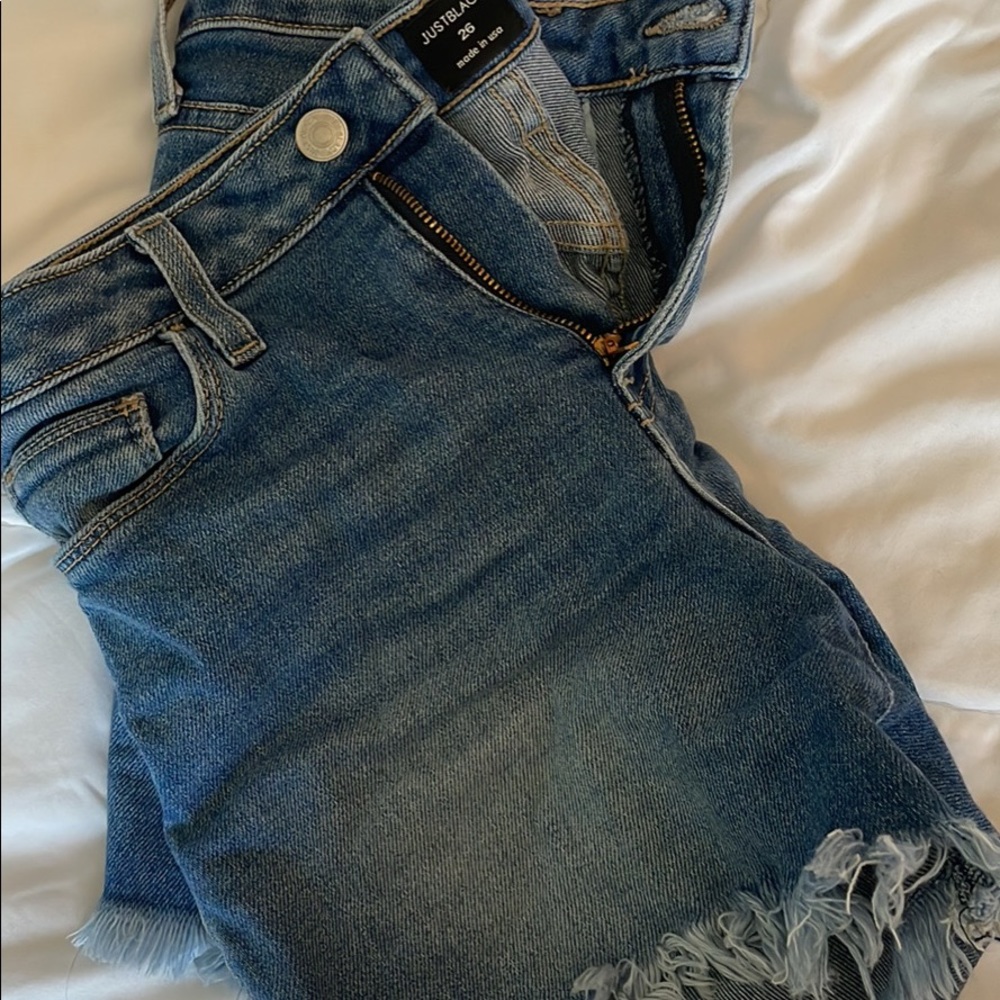 Just Black Denim Shorts